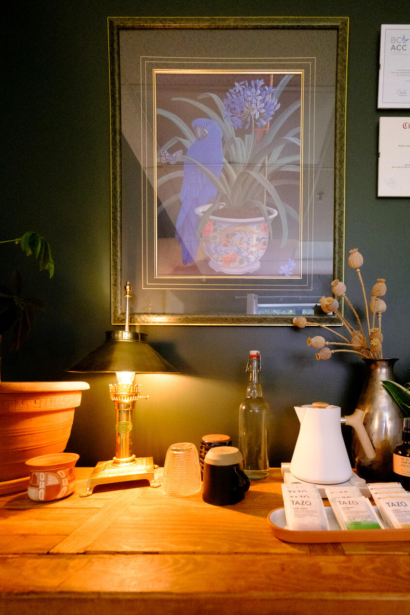 Counselling Room- Tea Offered, Warm lighting